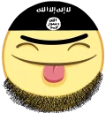 Sticker from Mujahideen stick