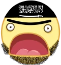 Sticker from Mujahideen stick
