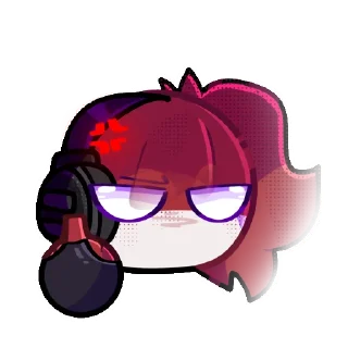🖕 emoji шуша типа чо Telegram sticker 8 of 9