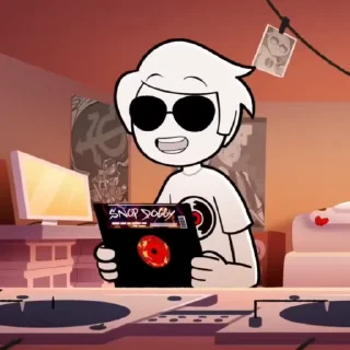 🌟 emoji Homestuck "Dave" :: @AG3NT_2D Telegram sticker 6 of 29