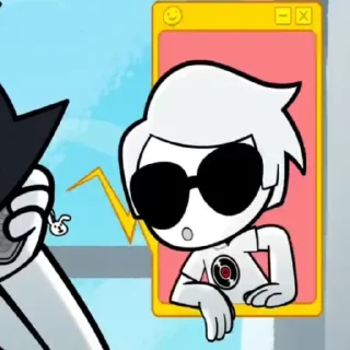🌟 emoji Homestuck "Dave" :: @AG3NT_2D Telegram sticker 20 of 29