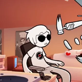🌟 emoji Homestuck "Dave" :: @AG3NT_2D Telegram sticker 15 of 29