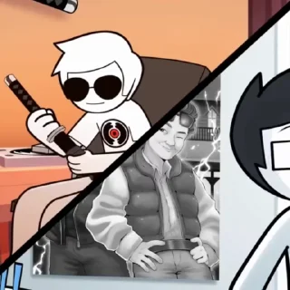 🌟 emoji Homestuck "Dave" :: @AG3NT_2D Telegram sticker 12 of 29