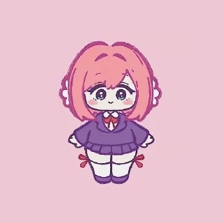 Sticker from 100kanojo