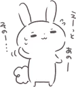 😓 emoji Rabbit sticker set :: @line_stickers Telegram sticker 17 of 40