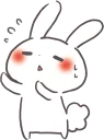 🤒 emoji Rabbit sticker set :: @line_stickers Telegram sticker 24 of 40