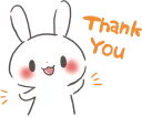 😊 emoji Rabbit sticker set :: @line_stickers Telegram sticker 8 of 40