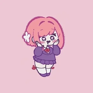 Sticker from 100kanojo