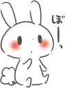 😐 emoji Rabbit sticker set :: @line_stickers Telegram sticker 10 of 40