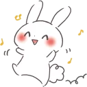 Sticker from Rabbit sticker set :: @line_stickers