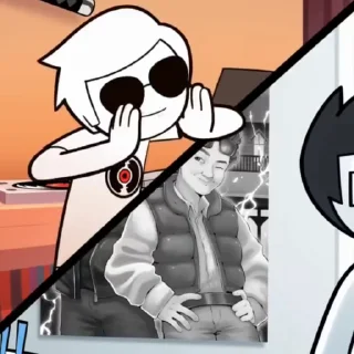 🌟 emoji Homestuck "Dave" :: @AG3NT_2D Telegram sticker 13 of 29