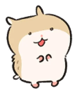 🐹 emoji ꒰  ྀི◞ ◟ ꒱  @mewsticks  ܀ ⊹ ˚ Telegram sticker 22 of 40