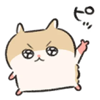 🐹 emoji ꒰  ྀི◞ ◟ ꒱  @mewsticks  ܀ ⊹ ˚ Telegram sticker 7 of 40