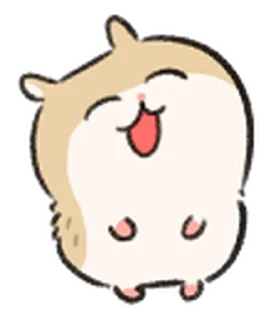 🐹 emoji ꒰  ྀི◞ ◟ ꒱  @mewsticks  ܀ ⊹ ˚ Telegram sticker 18 of 40