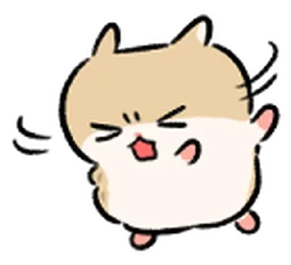 🐹 emoji ꒰  ྀི◞ ◟ ꒱  @mewsticks  ܀ ⊹ ˚ Telegram sticker 15 of 40