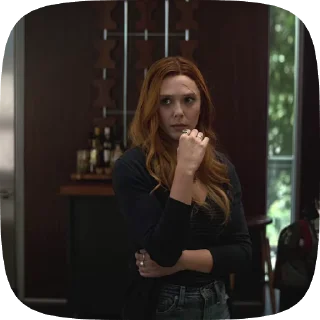 🤔 emoji WANDA MAXIMOFF 2.0 @chinozul Telegram sticker 14 of 50