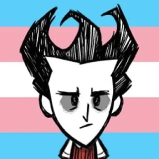 🏳️‍⚧️ emoji don't starve stickers Telegram sticker 24 of 30