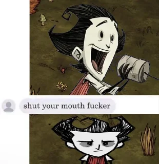 🤐 emoji don't starve stickers Telegram sticker 19 of 30