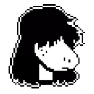 Sticker from Deltarune