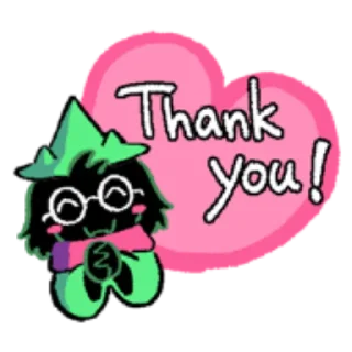 Sticker from Deltarune