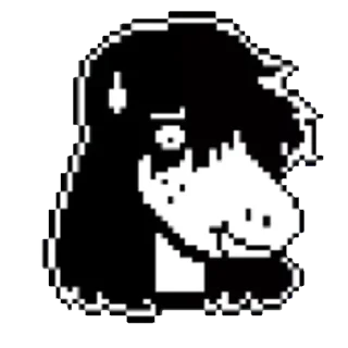 Sticker from Deltarune