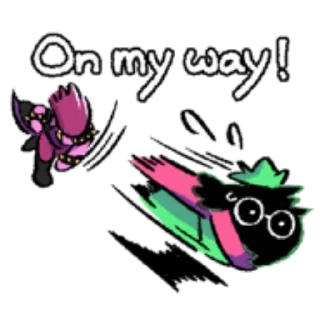 Sticker from Deltarune