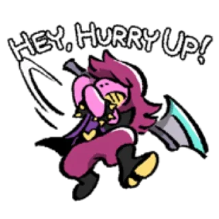 Sticker from Deltarune