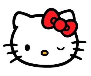 😉 emoji Hello Kitty Telegram sticker 20 of 75
