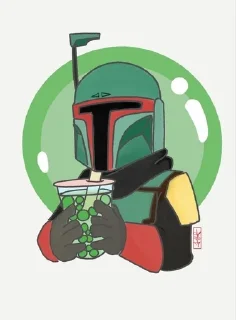 Sticker from Boba fett @Toms770