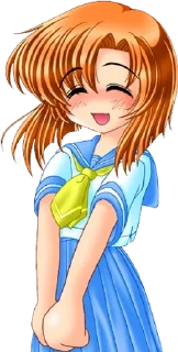 😄 emoji Higurashii !! Telegram sticker 23 of 86