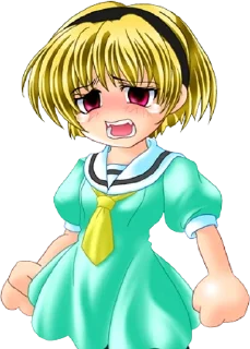 😫 emoji Higurashii !! Telegram sticker 12 of 86