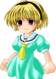 😕 emoji Higurashii !! Telegram sticker 14 of 86