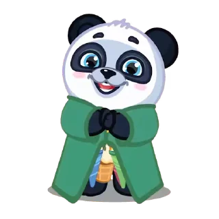 😱 emoji Панда Telegram sticker 15 of 22