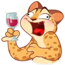 🍷 emoji Orange Sunshine Telegram sticker 18 of 26