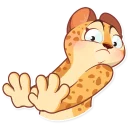 ✋ emoji Orange Sunshine Telegram sticker 14 of 26