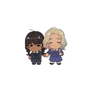 🌟 emoji Wenclair !! [Wednesday + Enid] Telegram sticker 13 of 68