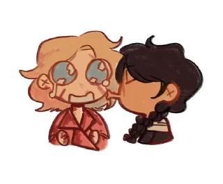 🌟 emoji Wenclair !! [Wednesday + Enid] Telegram sticker 9 of 68