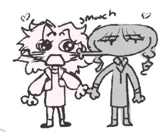 🌟 emoji Wenclair !! [Wednesday + Enid] Telegram sticker 10 of 68
