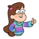 Sticker from Мэйбл - Gravity Falls (@TgSticker)