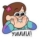 Sticker from Мэйбл - Gravity Falls (@TgSticker)