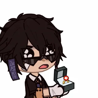Sticker from По поводу коллаба @frog_animeshnik