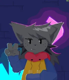 🎤 emoji Кошка капи Telegram sticker 6 of 34