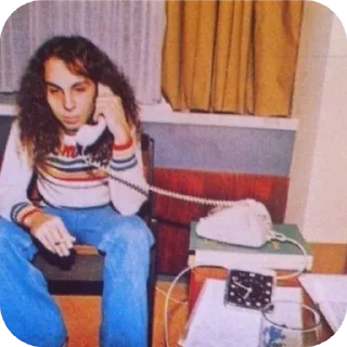 📞 emoji 🤘RONNIE JAMES DIO🤘 by @Gates_Of_Babylon Telegram sticker 10 of 120