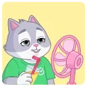 🧃 emoji СберКот на чиле @TgSticker Telegram sticker 16 of 31