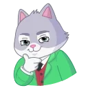🤔 emoji СберКот на чиле @TgSticker Telegram sticker 18 of 31