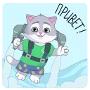 Sticker from СберКот на чиле @TgSticker