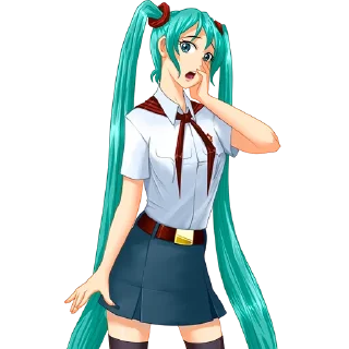Sticker from Miku