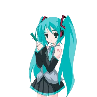 Sticker from Miku
