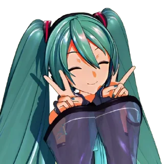 Sticker from Miku