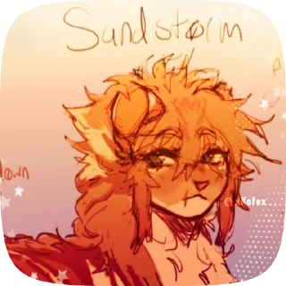 🌟 emoji 𝗦𝗮𝗻𝗱 𝗦𝘁𝗼𝗿𝗺 🌪 | @xKofex | Telegram sticker 18 of 32